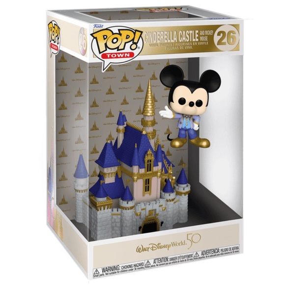 Funko Pop Cinderella Castle w/Mickey Mouse vinyl figure #26 Walt Disney World 50 - Picture 1 of 2